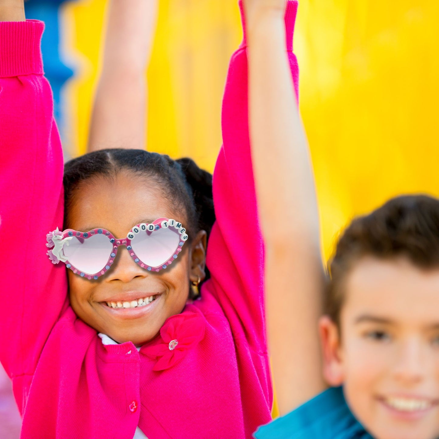 Heart Good Times Rhinestone Kids Sunglasses