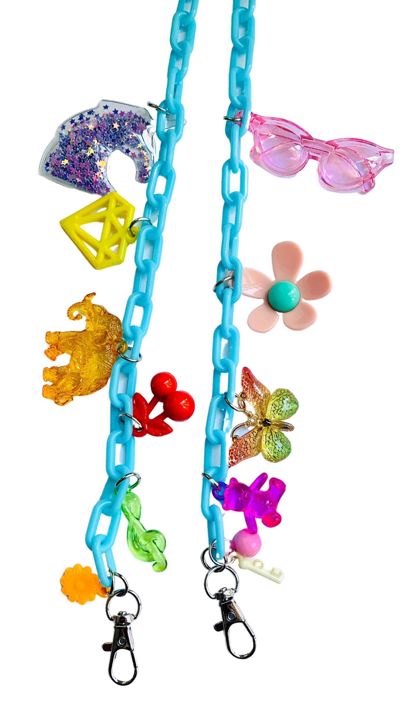Charming Mask Chain Blue