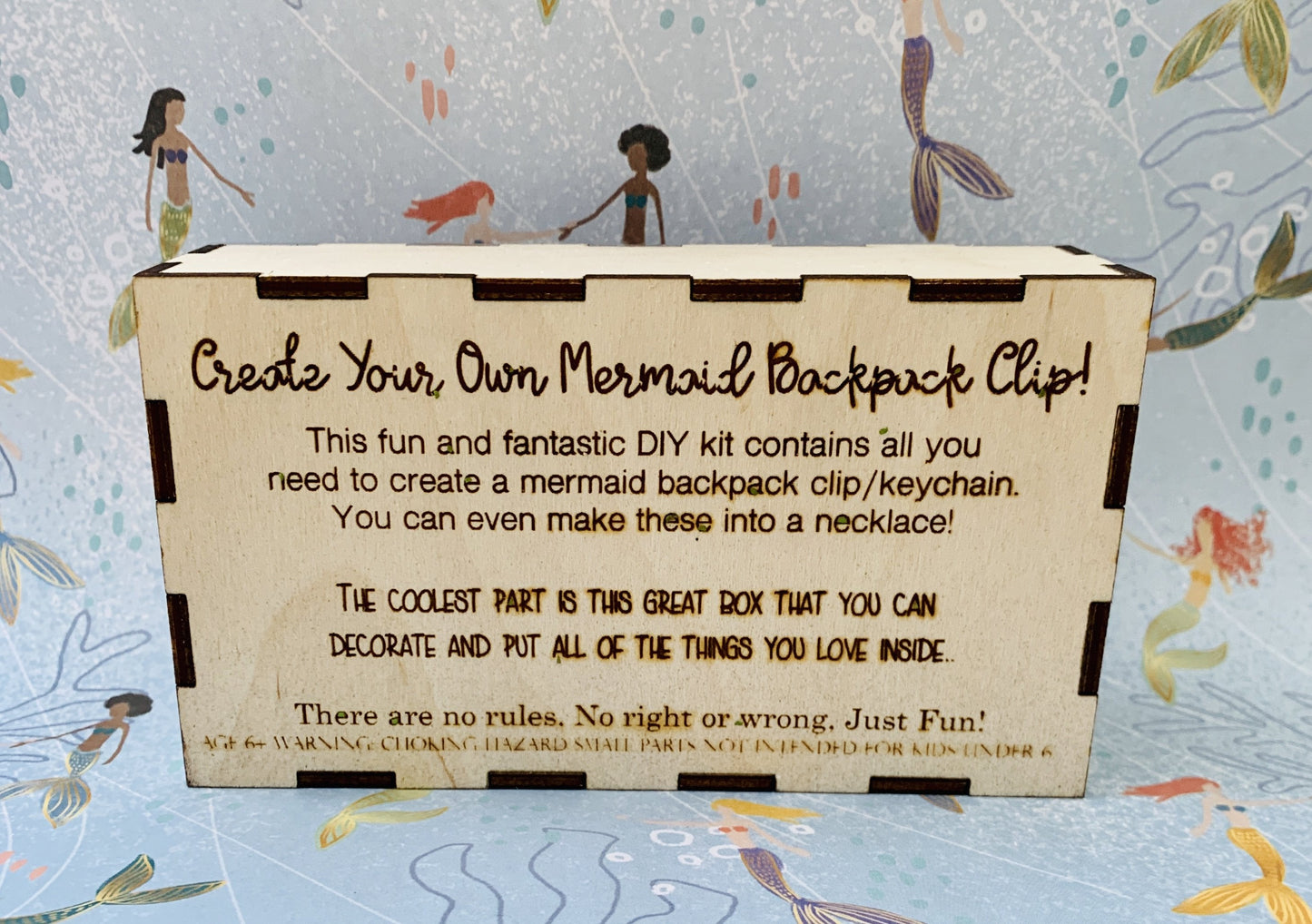 DIY Mermaid Backpack Clip/Keychain Kit