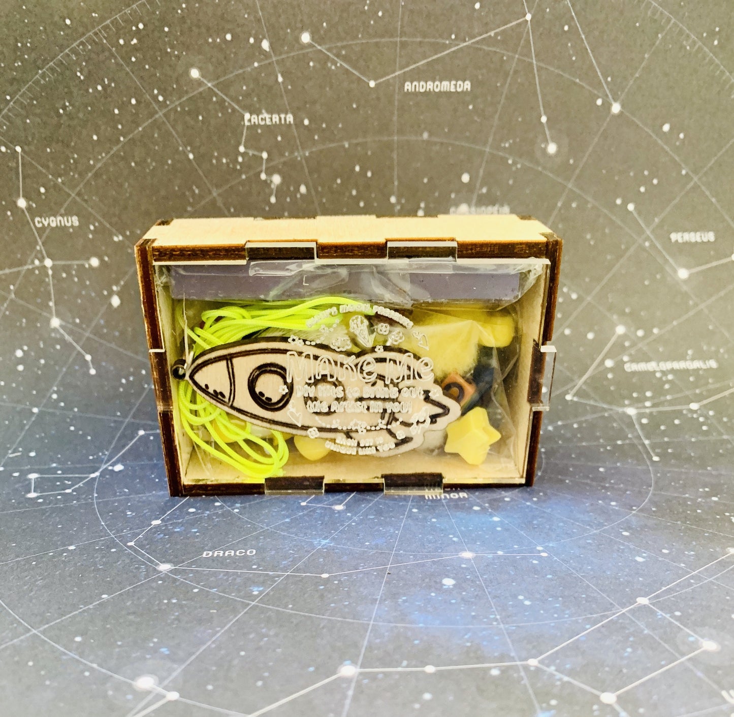 DIY Rocket Ship Necklace Kit