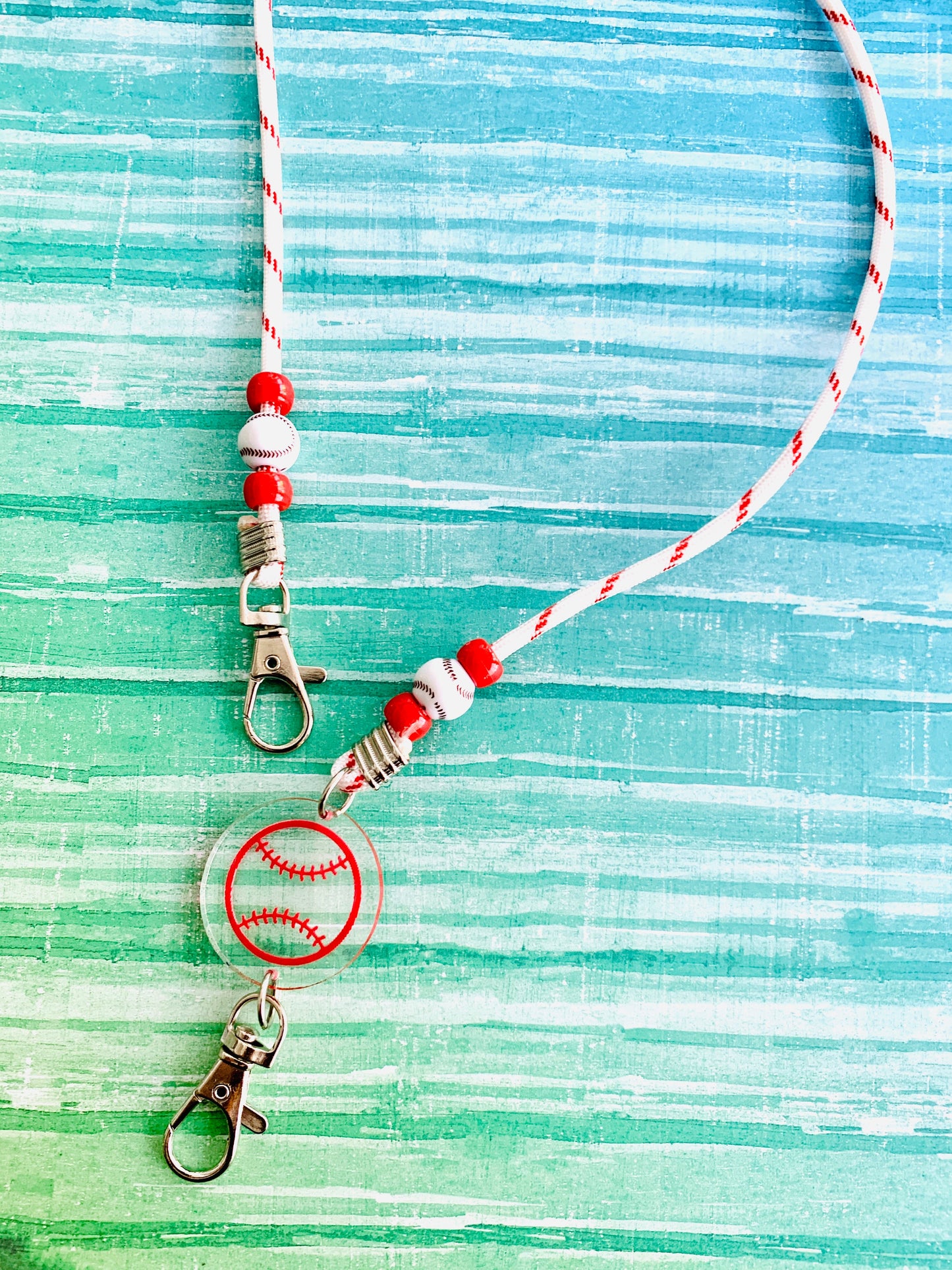 Baseball Paracord Mask Chain Kids or Adults