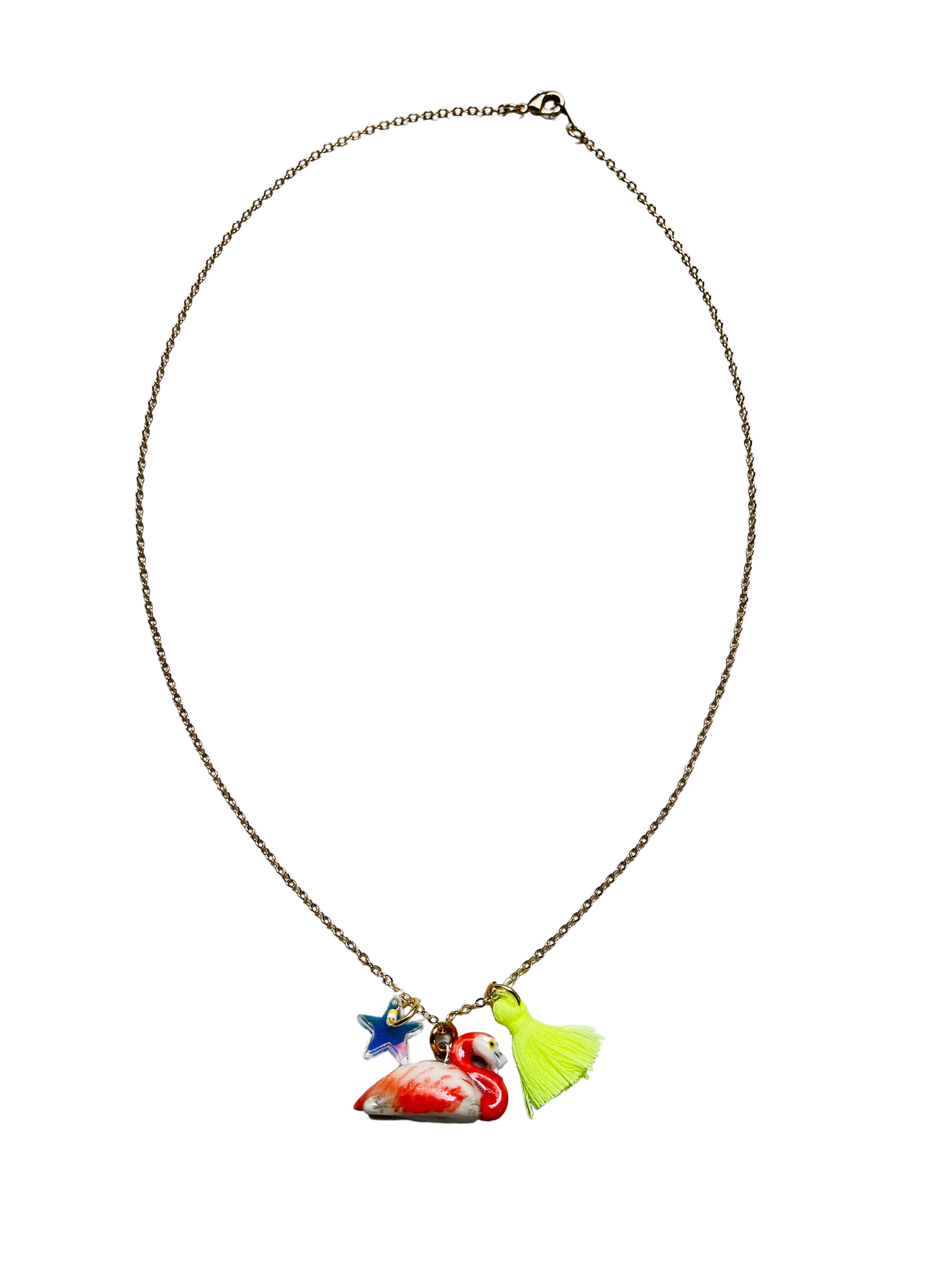Flamingo Lil' Critters Necklace