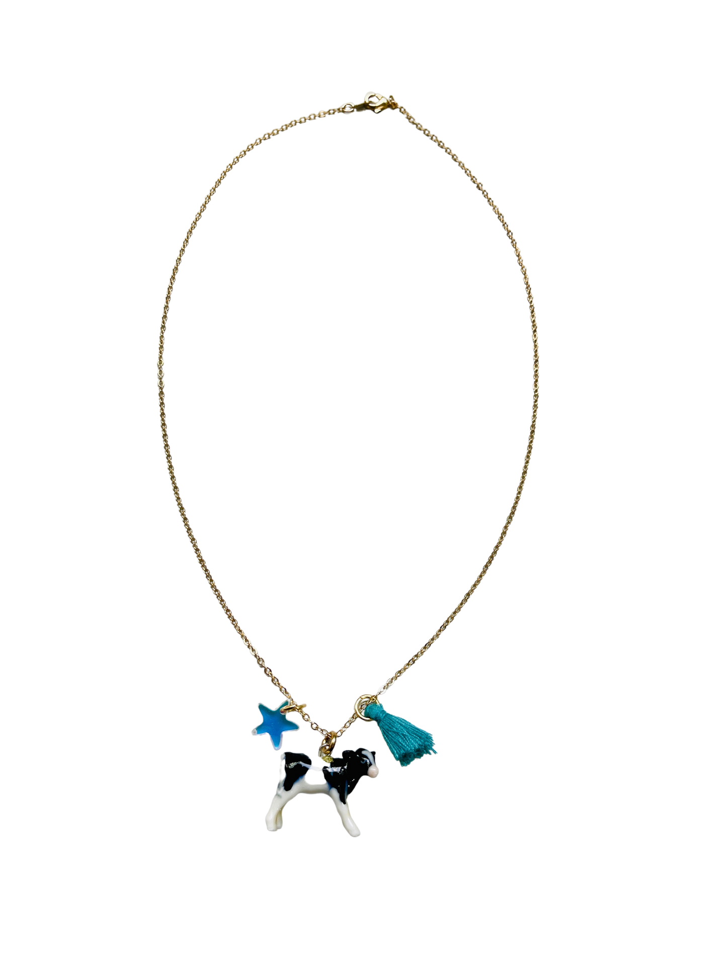 Cow Lil' Critters Necklace