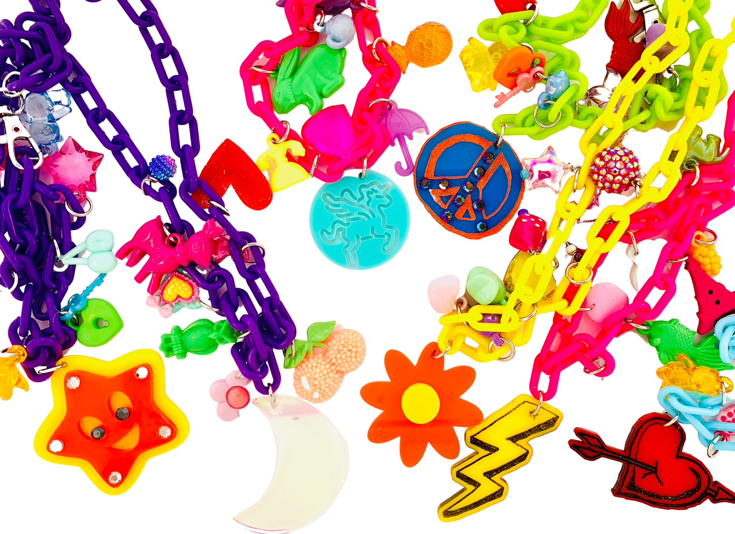 Charm-Tastic Lightening Bolt Necklace