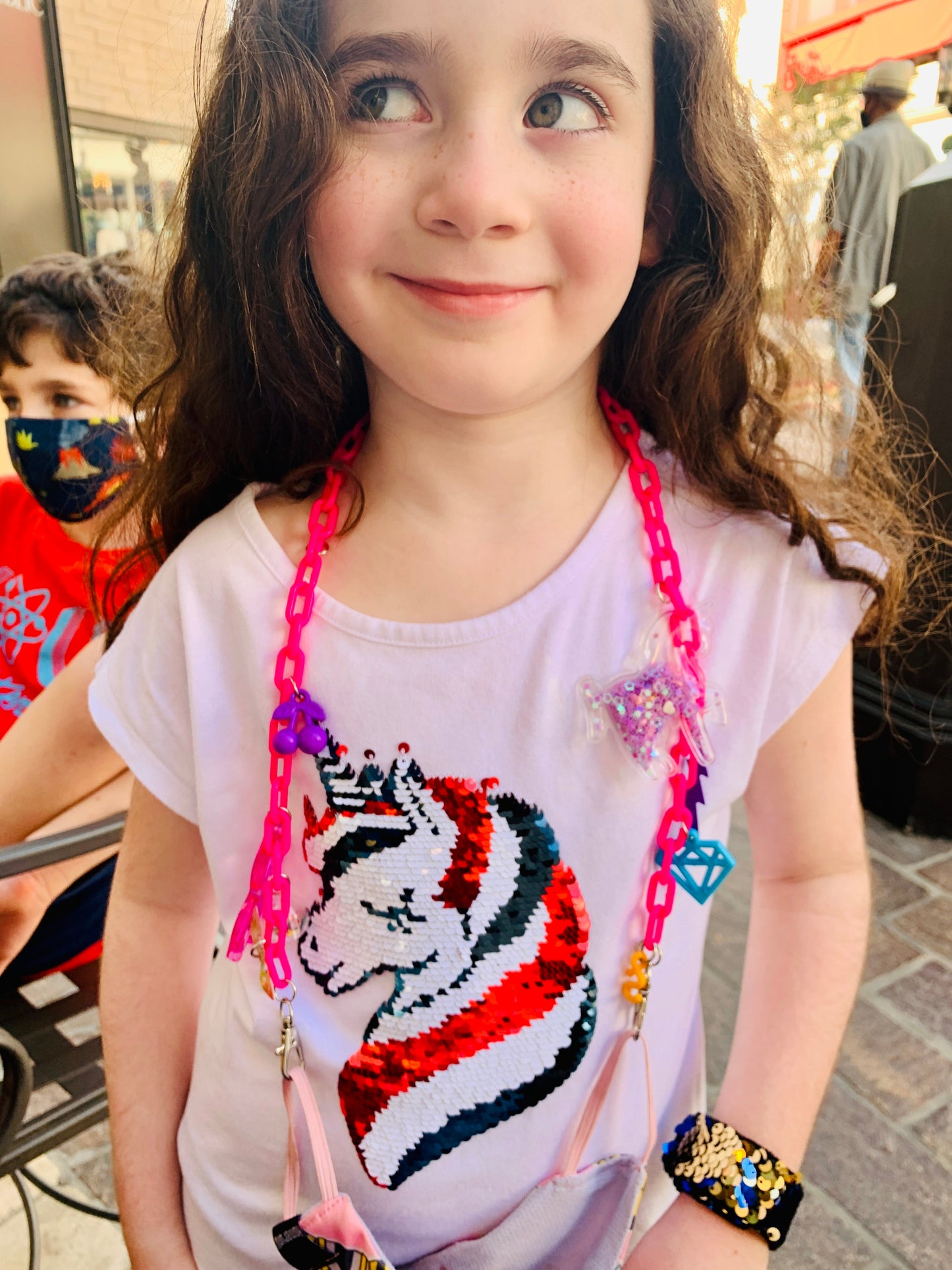 Charming Mask Chain Green