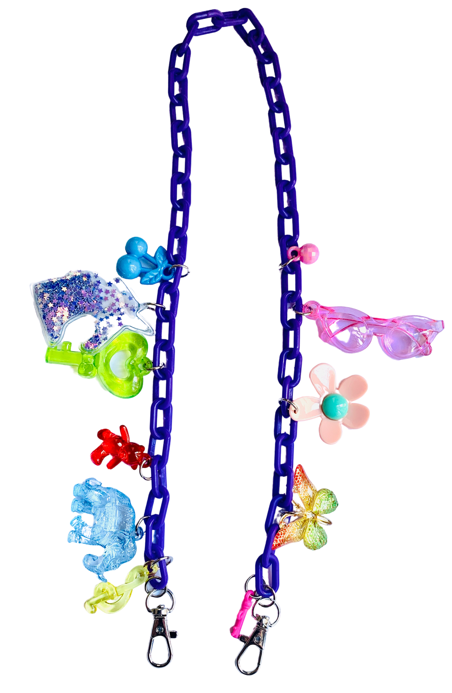 Charming Mask Chain Purple