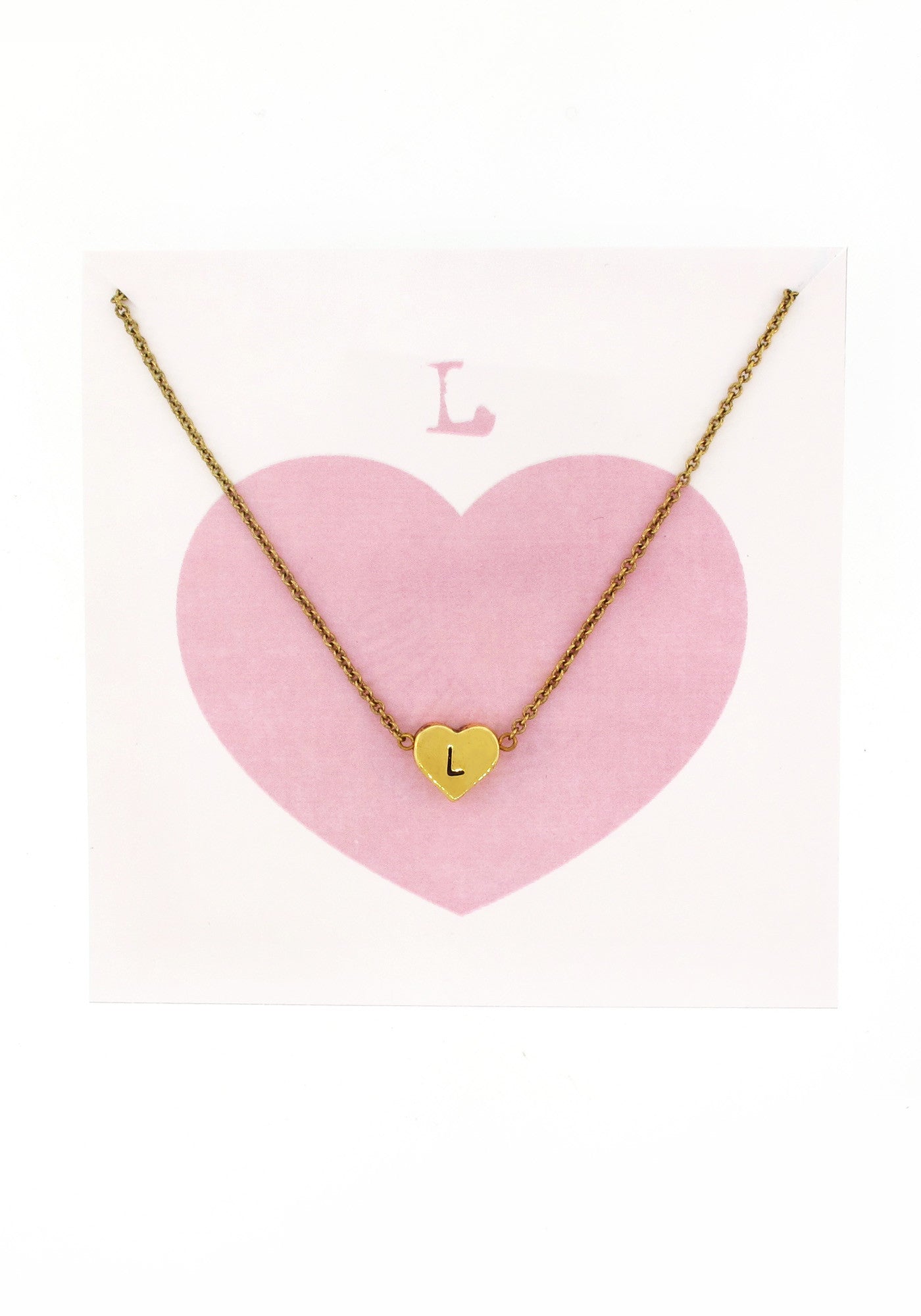 Sweetheart Initial Necklace