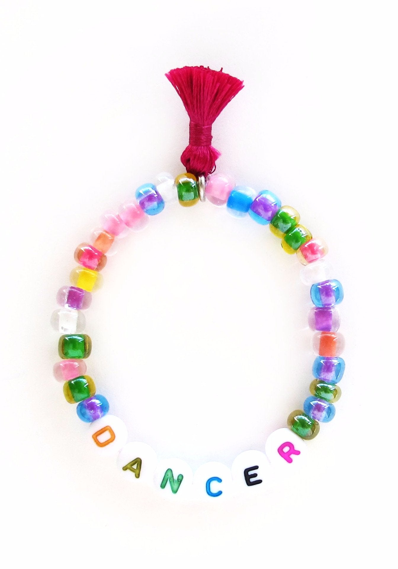 "Dancer" Words of Wisdom Stretch Bracelet