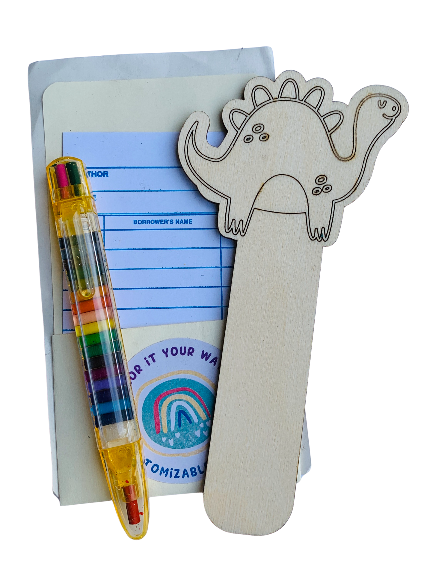 DIY Bookmark Dinosaur