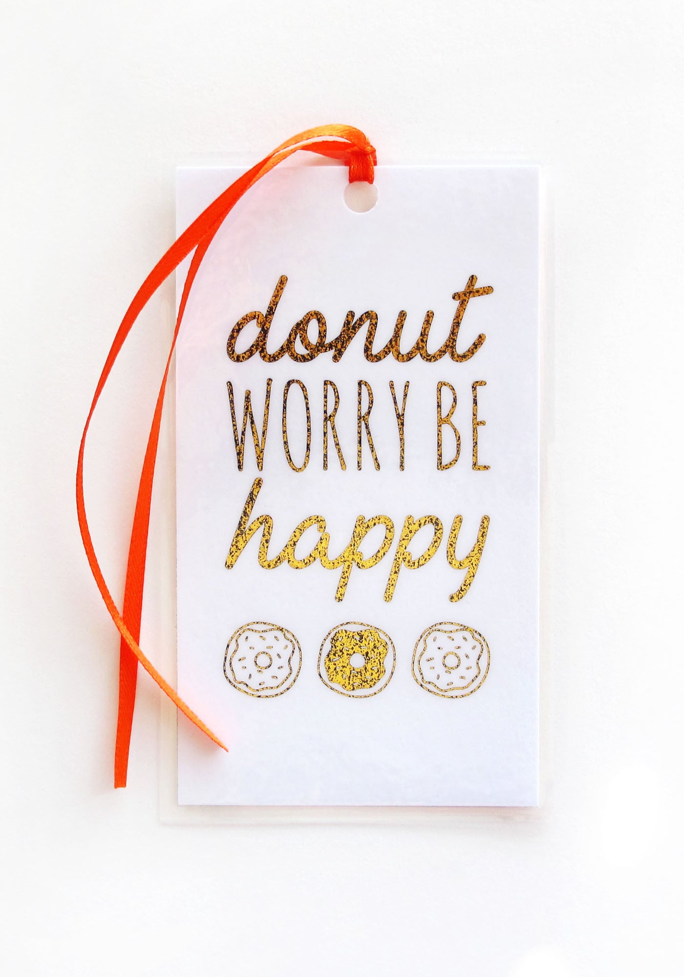 Donut Resin Necklace + Bookmark