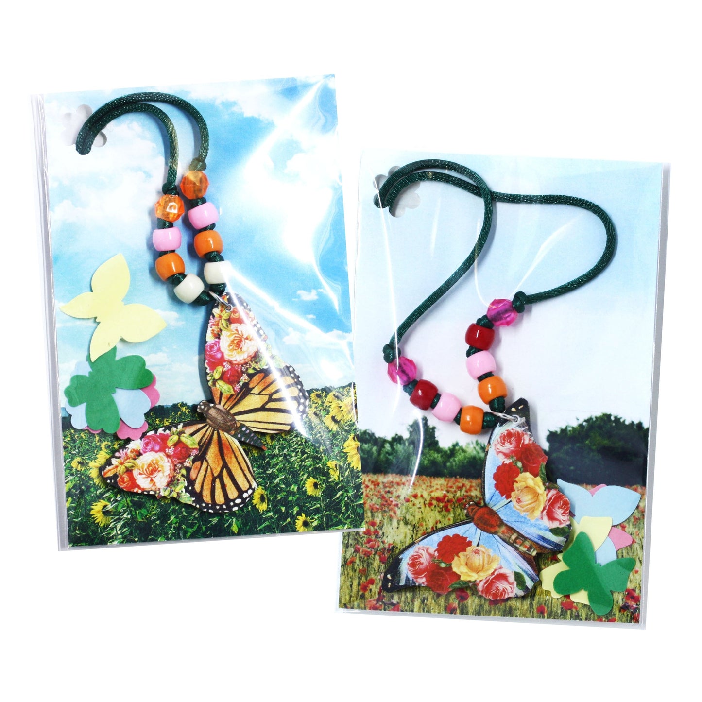 Orange Butterfly Little Lessons Necklace