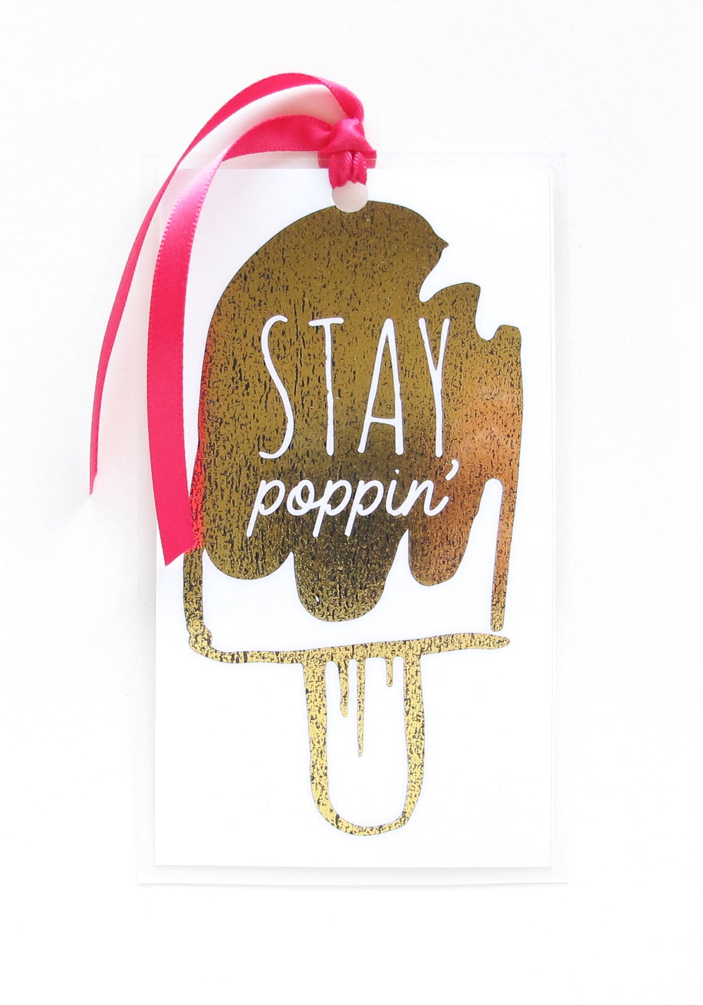 Popsicle Resin Necklace + Bookmark