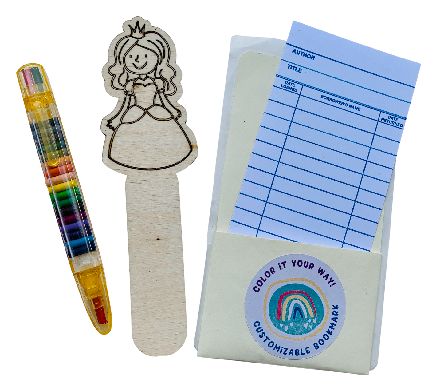 princess diy bookmark kit