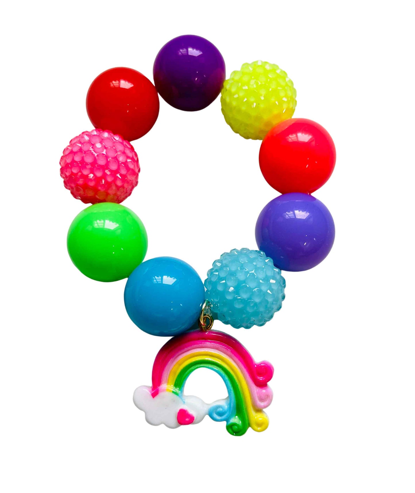 Rainbow Bubblegum Bracelet