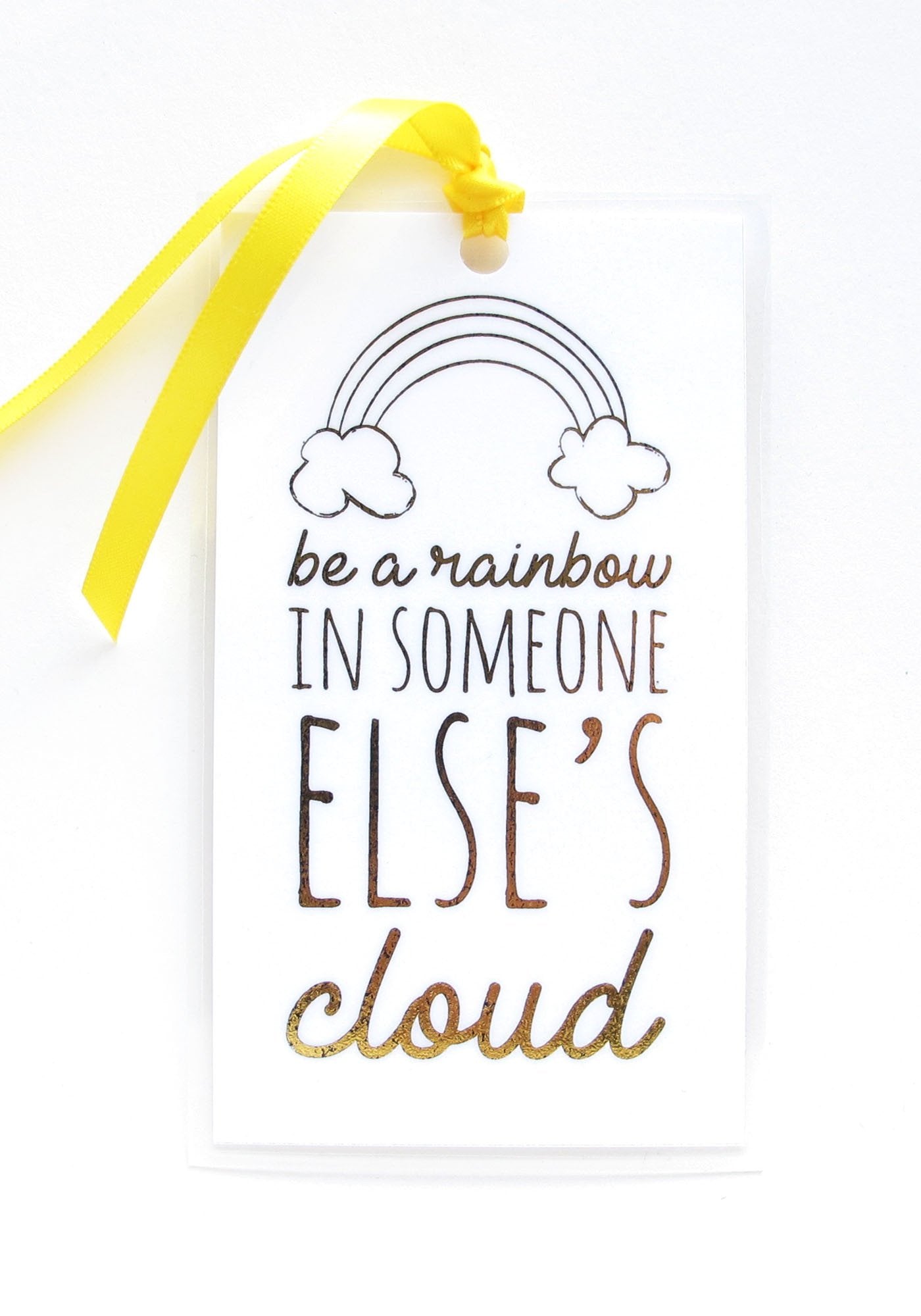 Rainbow Resin Necklace + Bookmark