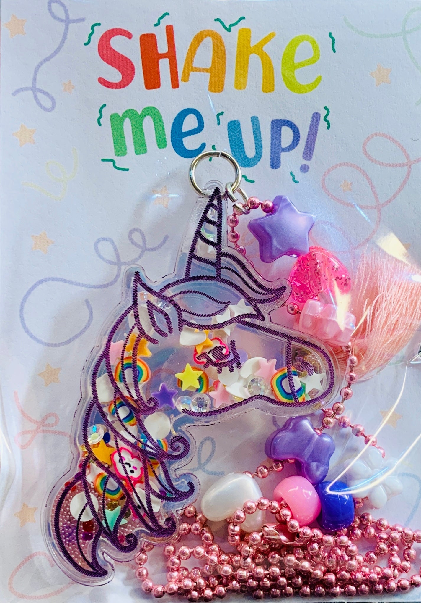 shaker necklace packaging for kids