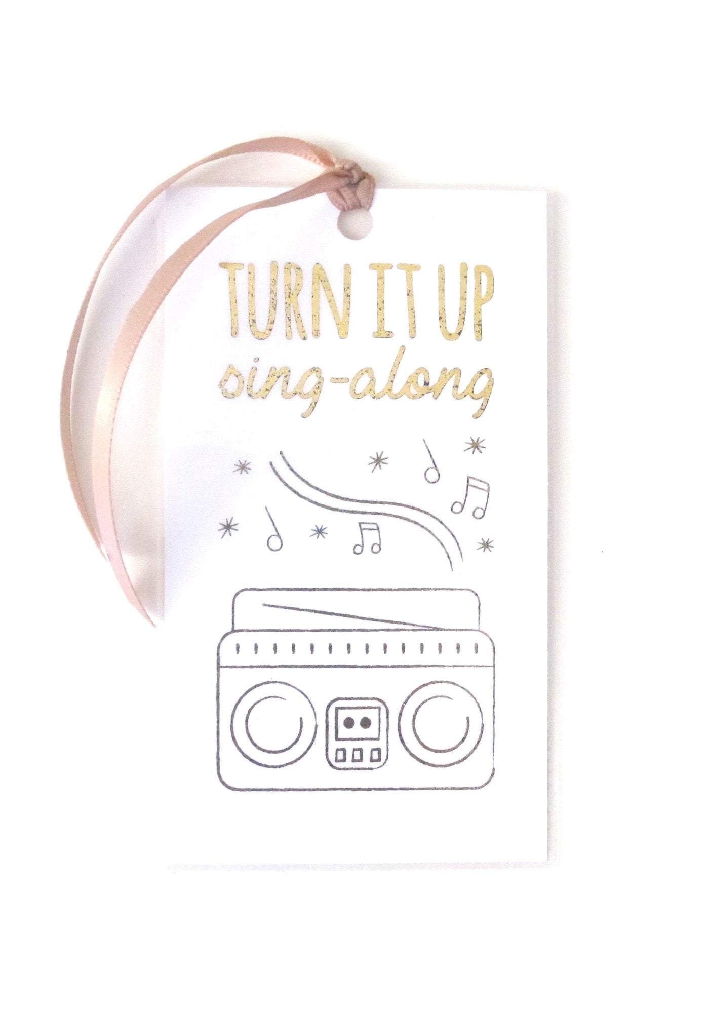 Headphones Resin Necklace + Bookmark