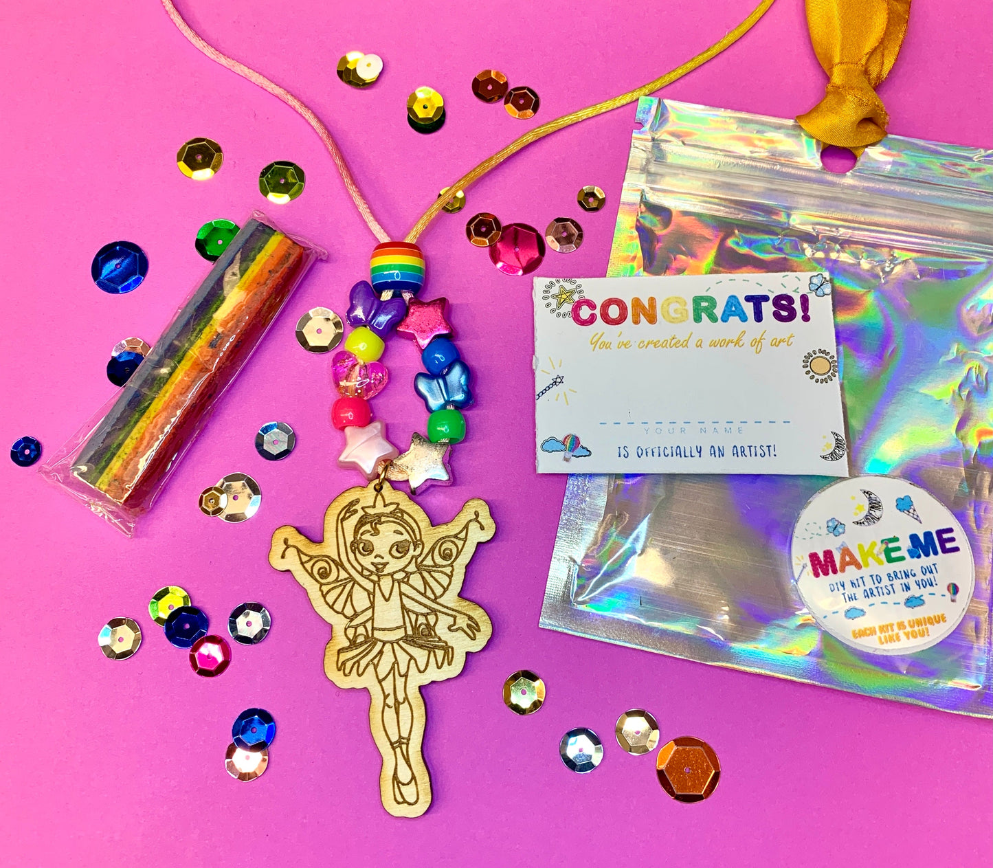 DIY Butterly Necklace Kit