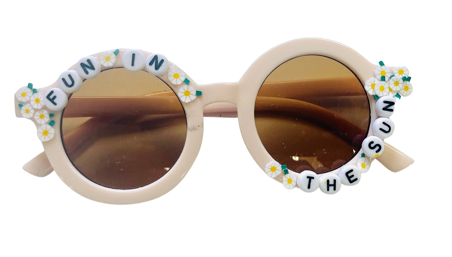 Fun in the Sun Flower Kids Sunglasses