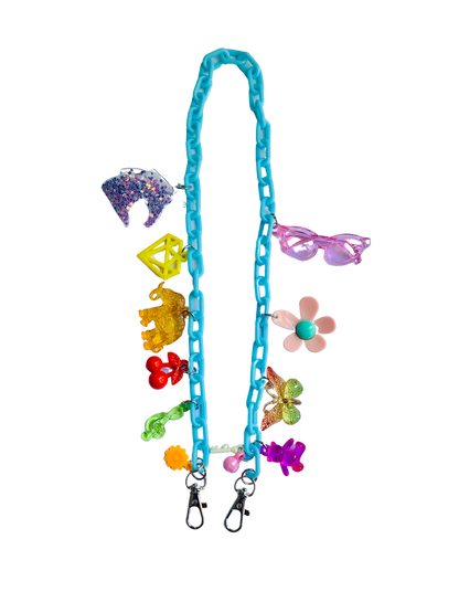 Charming Mask Chain Blue