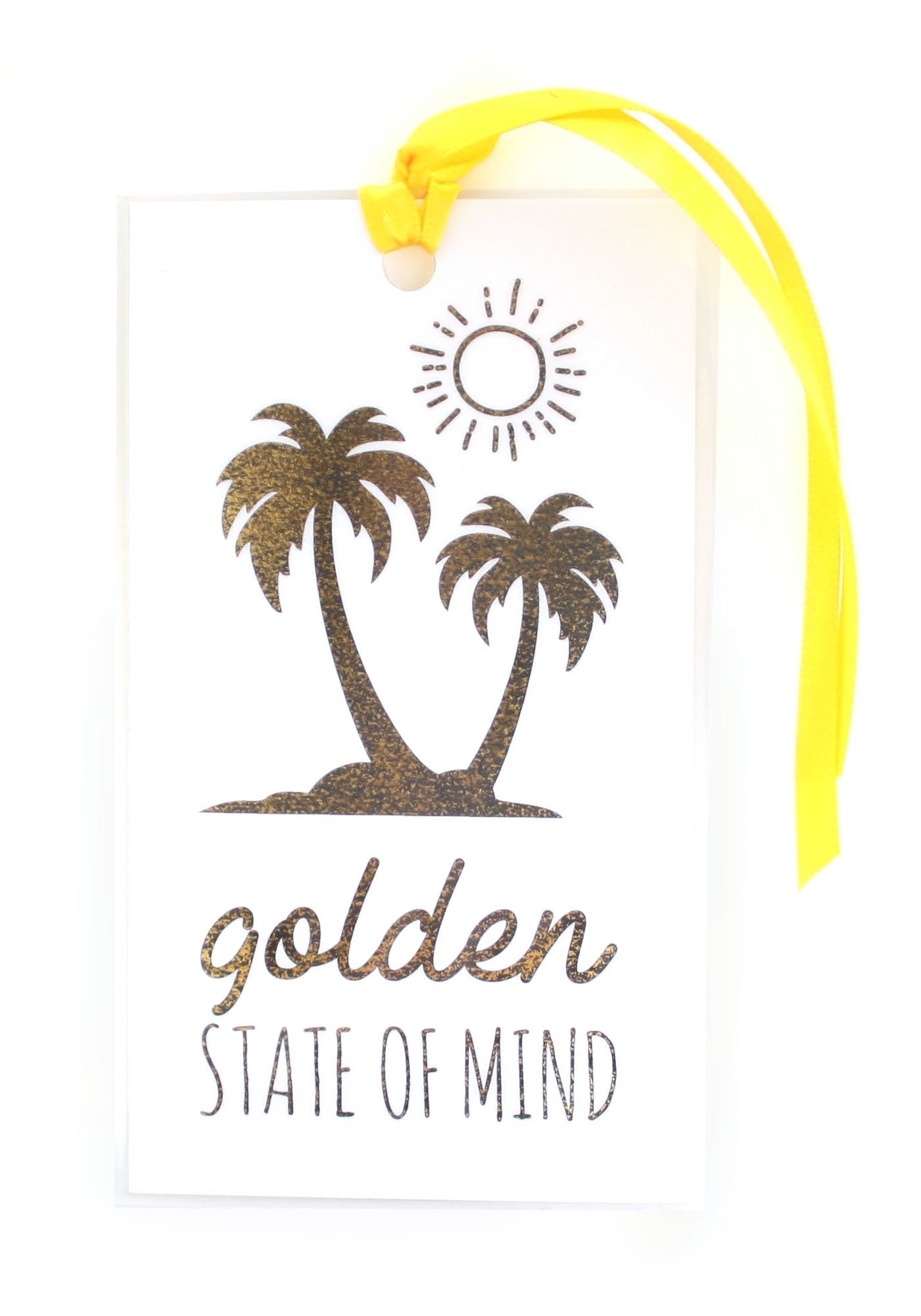 California Resin Necklace + Bookmark