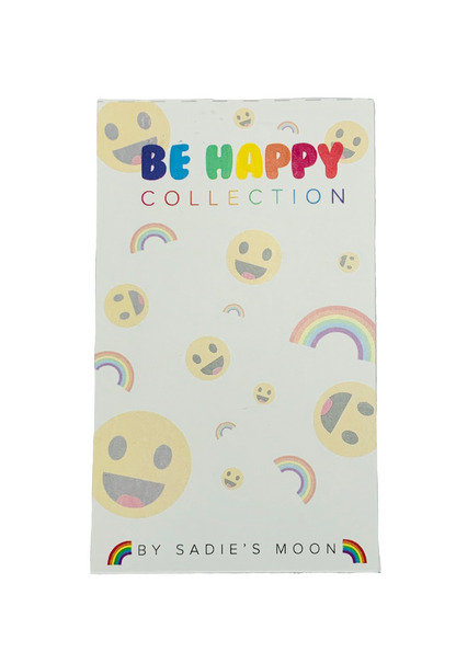 Be Happy Rainbow Beaded Necklace