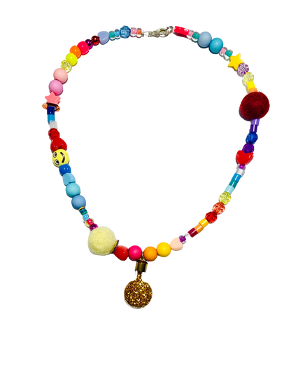 Be Happy Make a Wish Beaded Necklace