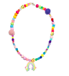 Be Happy Rainbow Beaded Necklace