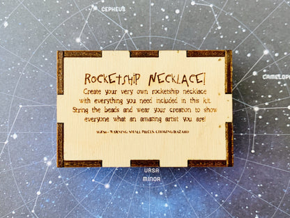 DIY Rocket Ship Necklace Kit