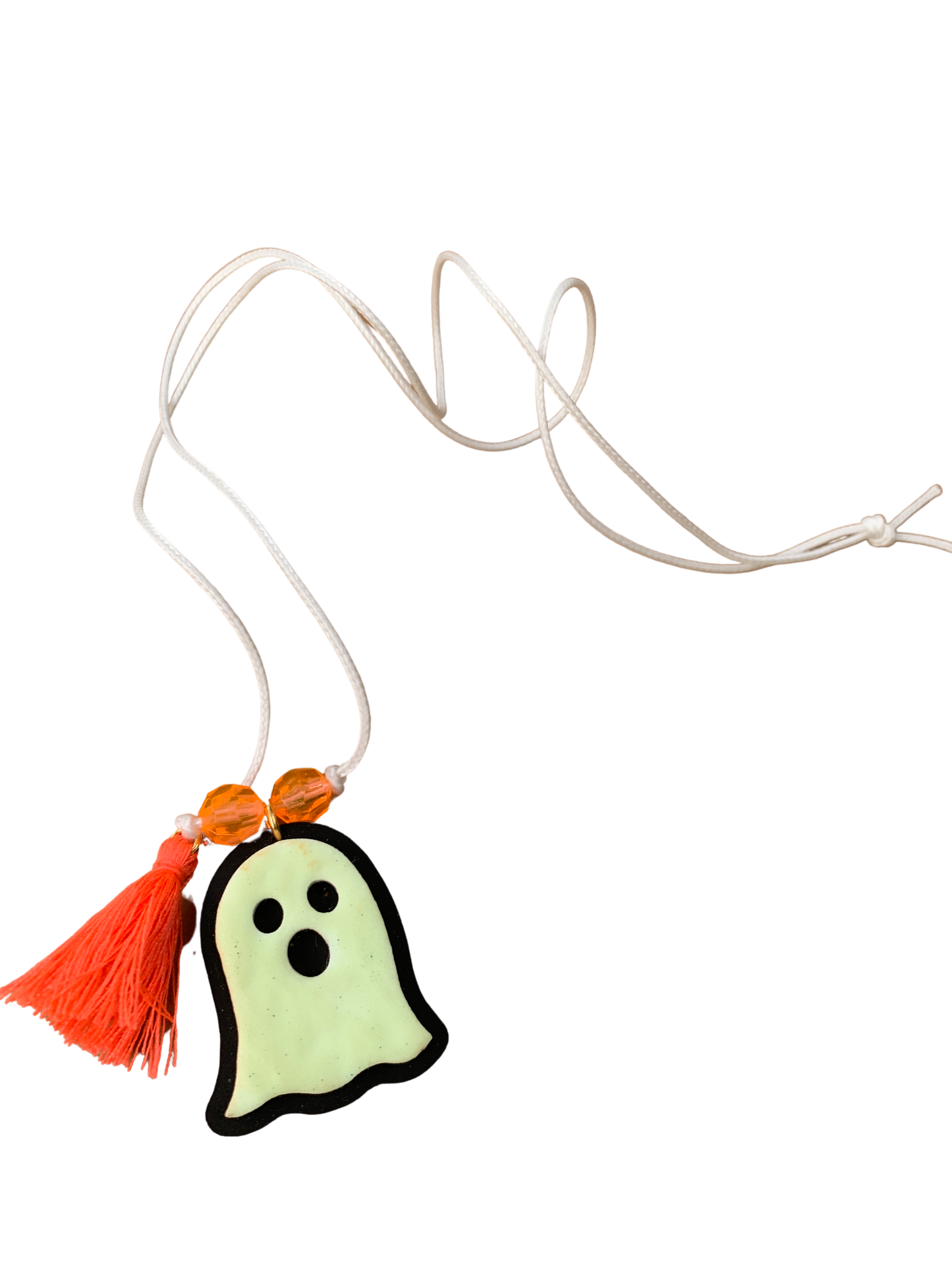 Spooky Ghost 3d Tassel Necklace