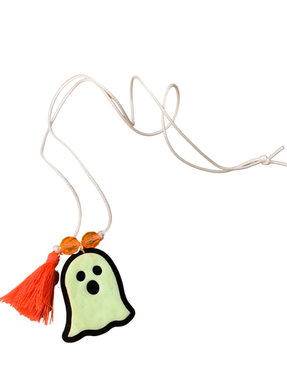 Spooky Ghost 3d Tassel Necklace
