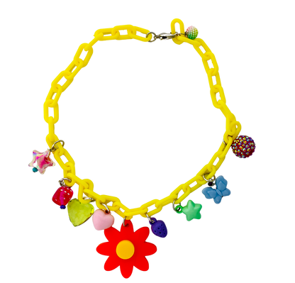 Charm-Tastic Flower Necklace