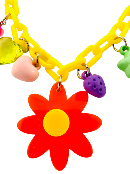 Charm-Tastic Flower Necklace