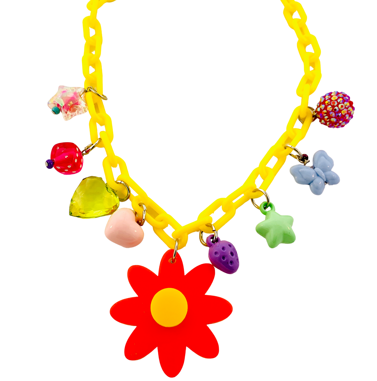 Charm-Tastic Flower Necklace
