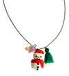 Snowman Necklace Holiday Necklace