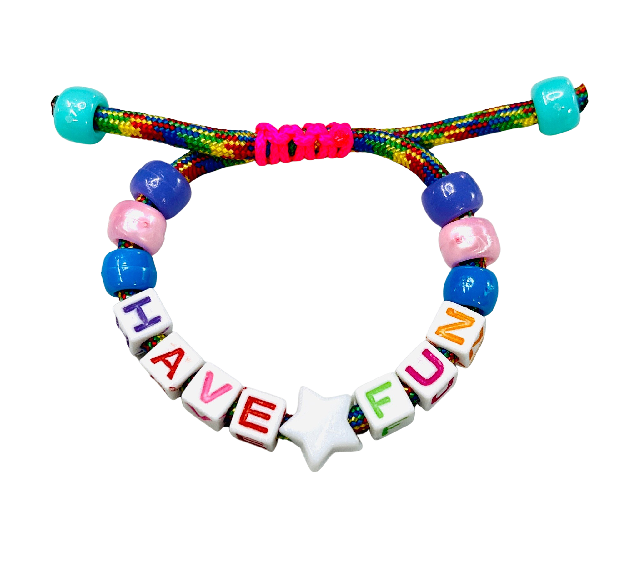 Have Fun Beaded Block Bracelet - Sadie's Moon