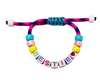 Colorful Bestie Beaded Block Bracelet