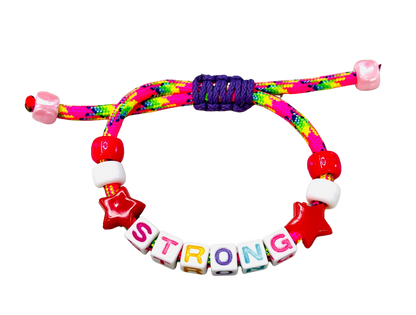 Colorful Strong Beaded Block Bracelet