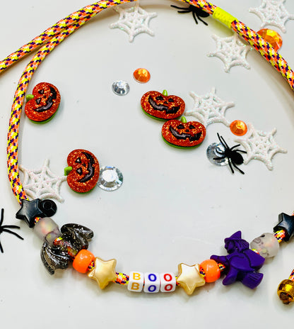 Boo! Corded Adjustable Halloween Necklace