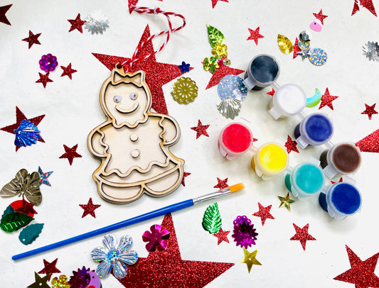 Gingerbread Man DIY Ornament Kit