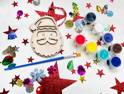 Santa Face DIY Ornament Kit