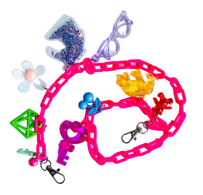 Charming Mask Chain Pink