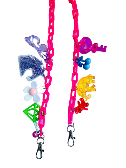 Charming Mask Chain Pink