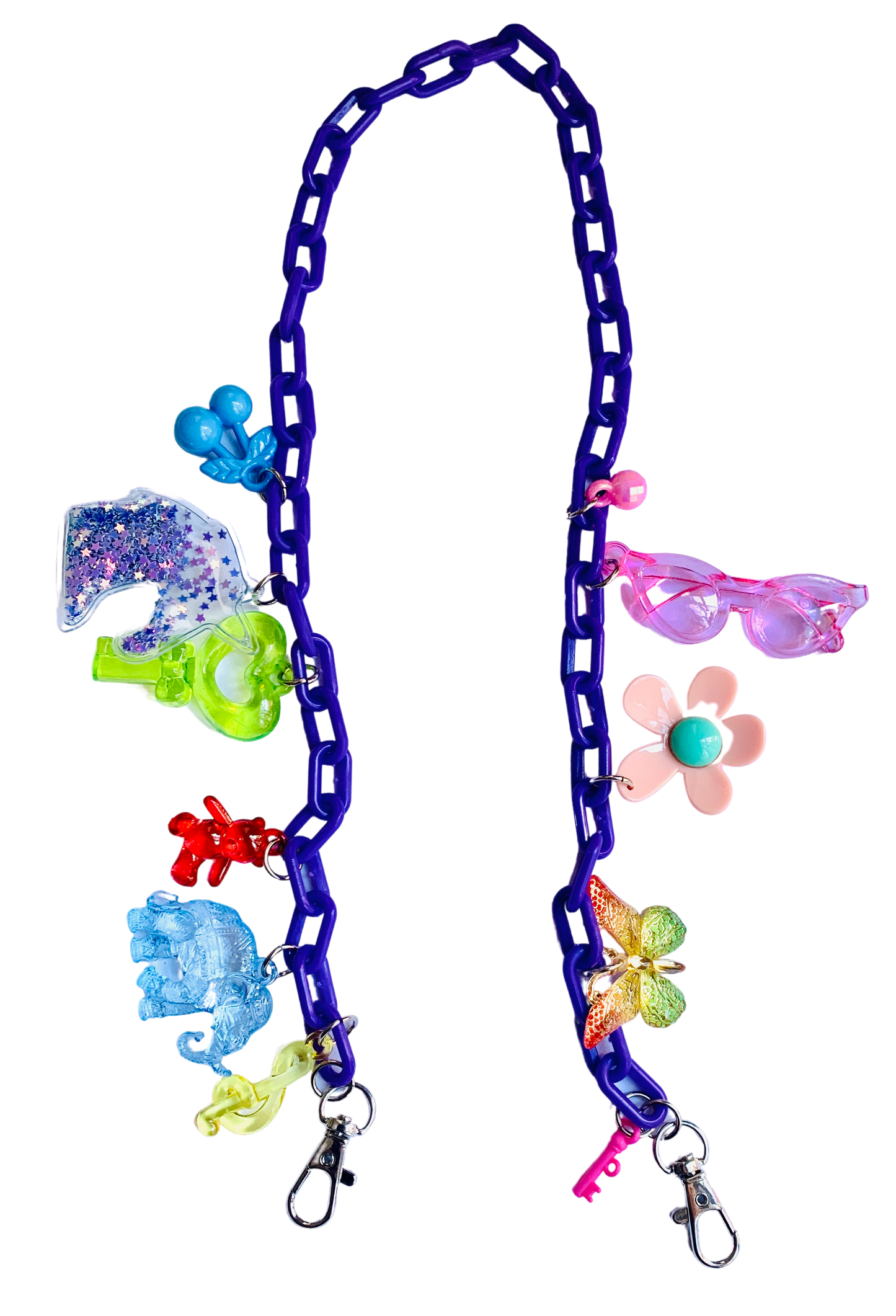 Charming Mask Chain Purple