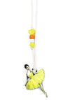 Yellow Ballerina Little Lessons Necklace