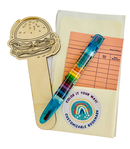 wood bookmark diy kit