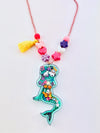 mermaid shaker necklace