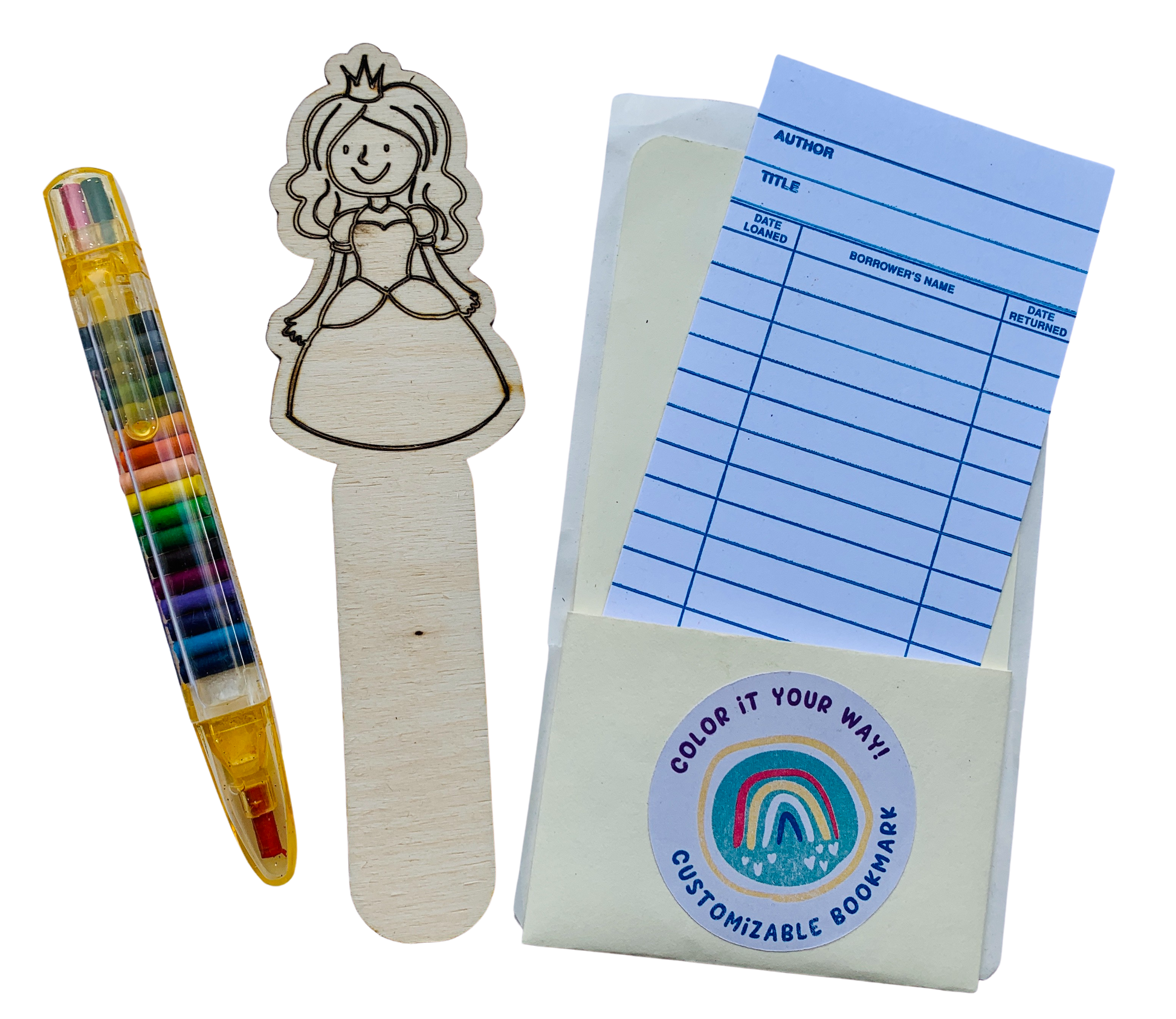 princess diy bookmark kit