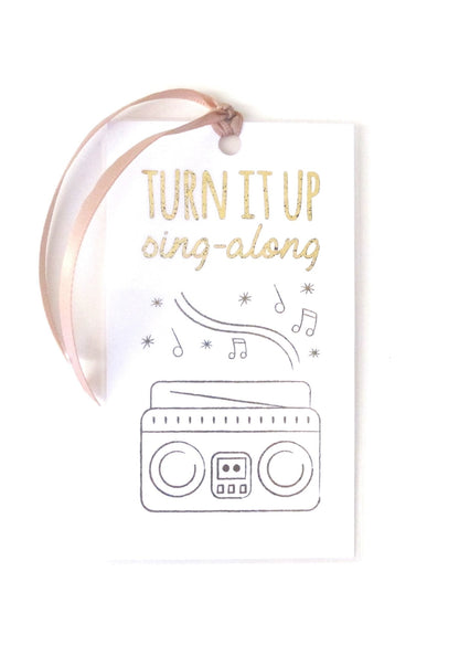Headphones Resin Necklace + Bookmark