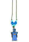 Blue Robot Little Lessons Necklace